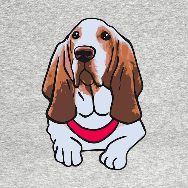 Basset Hound Dog by PetinHeart